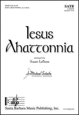 Iesus Ahattonnia SATB choral sheet music cover